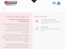 Tablet Screenshot of gamalux.cz